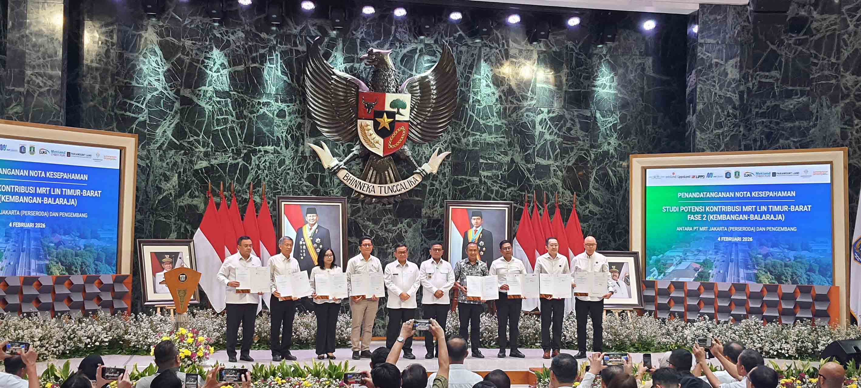 Intiland Gandeng MRT Jakarta untuk Pengembangan Kawasan Terpadu di Jalur MRT Lin Timur Barat